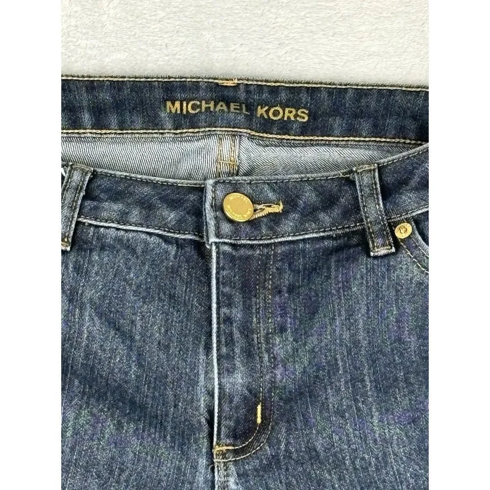 Michael Kors‎ Jeans Womens Blue Izzy Skinny Jeans Size 6P (28x28)